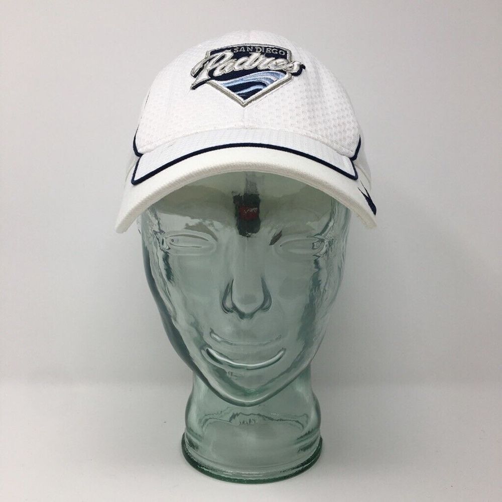 San Diego Padres Nike Team Mens Baseball Cap White‎ Fitted Mesh Hat One Size